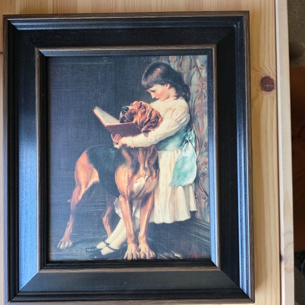 "NAUGHTY BOY" BY BRITON RIVIERE Britts Print FRAMED PRINT 13"x11" - Picture 12 of 16